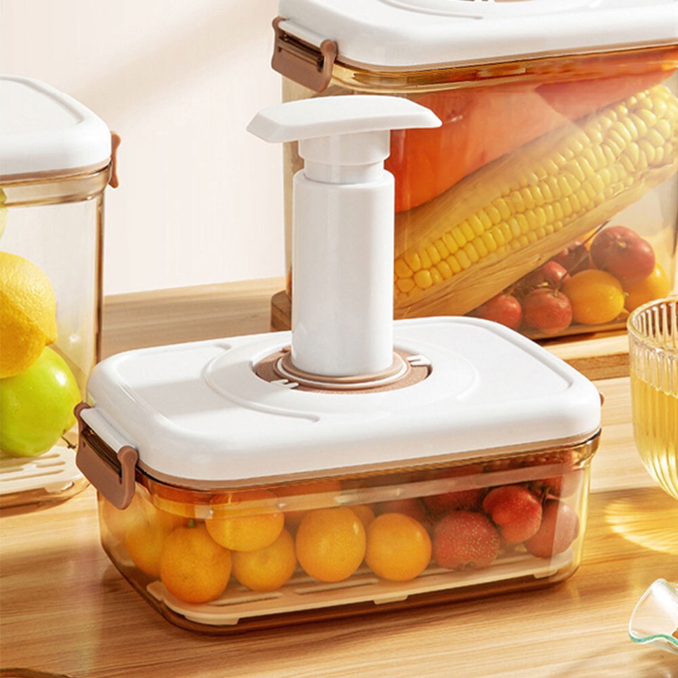 Vacuum Food Storage Container Airtight Food Vacuum Storage Box Fridge