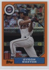2017 Topps Silver Pack 1987 Design Chrome Orange /75 Byron Buxton #87-BB 0u8i