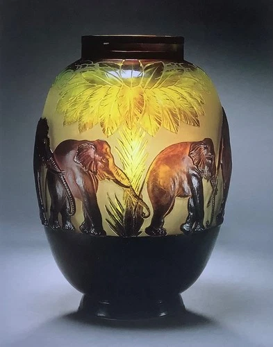 A Fine GALLE Vase, Sotheby’s Auction 1992, Tiffany, Icart , PricesRealized S2