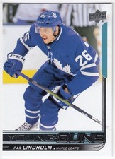 2018-19 Upper Deck Series 1 Young Guns PAR LINDHOLM #243 Toronto Maple Leafs RC