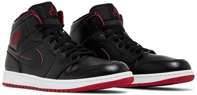 Preços baixos em Jordan 1 Mid Black Red | eBay