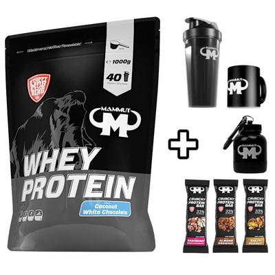 Whey Protein 250 g - 1000 g Eiweiß Molke bis 40 Portionen von Mammut