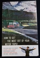 Vintage 1958 Texaco Travel Brochure Mile Calculator Chart Checklist Pamphlet