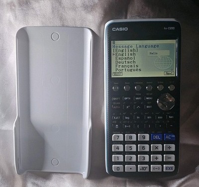 Casio Prizm FX-CG50 Color Graphing Calculator 3D Python- WHITE AND BLACK 