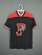 Vintage Polo Ralph Lauren P Wing Polo Shirt Black Red Big Wing Chest M