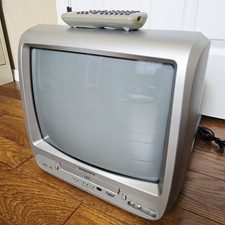 Magnavox 13  SDTV CRT CD130MW8 TV/DVD Combo Retro Gaming TV Remote Tested Works