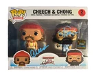 Cheech & Chong Signed 'Up In Smoke' Funko Pop 2 Pack (JSA Hologram COA)