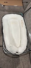 DockATot Deluxe Plus Portable Machine Washable Infant Lounger White
