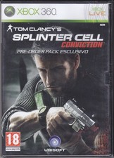 Xbox 360 SPLINTER CELL CONVICTION - TOM CLANCY'S PRE-ORDER PACK nuovo sigillato