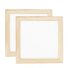 2 St&uuml;ck Bildschirm f&uuml;r Papierherstellung Holzform 7,9 x 7,9 Zoll