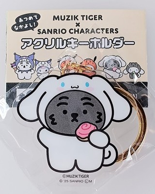 Teffy Muzik Tiger × Sanrio Characters Acrylic Keychain From Japan