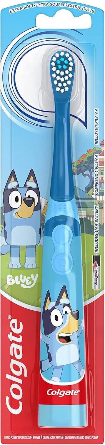 Colgate Kids Battery Powered Toothbrush, Kids Battery Toothbrush with Included A