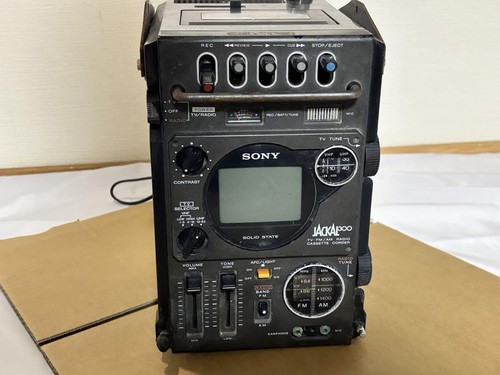 Lettore cassette latte Sony Jackal 300 FX-300 1977 stato solido per ricambi così com'è - Foto 4 di 24