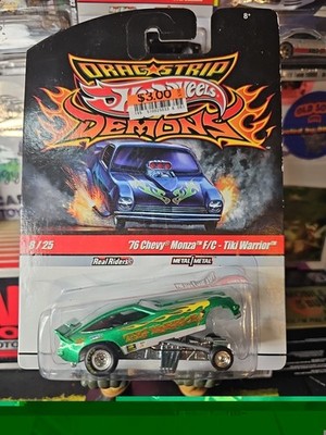 2009 Hot Wheels Drag Strip Demons 76 Chevy Monza F/C Tiki Warrior E29