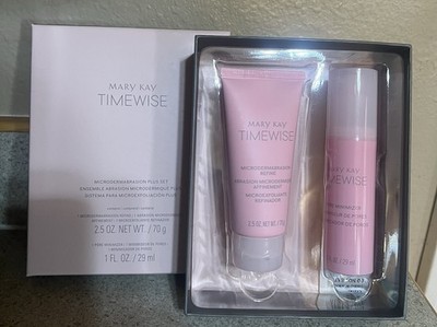Mary Kay TimeWise Microdermabrasion Plus Set Refine Pore Minimizer 2.5oz 1oz