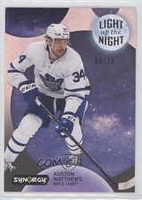2022-23 Upper Deck Synergy Light Up The Night Pink 55/75 Auston Matthews 12ll