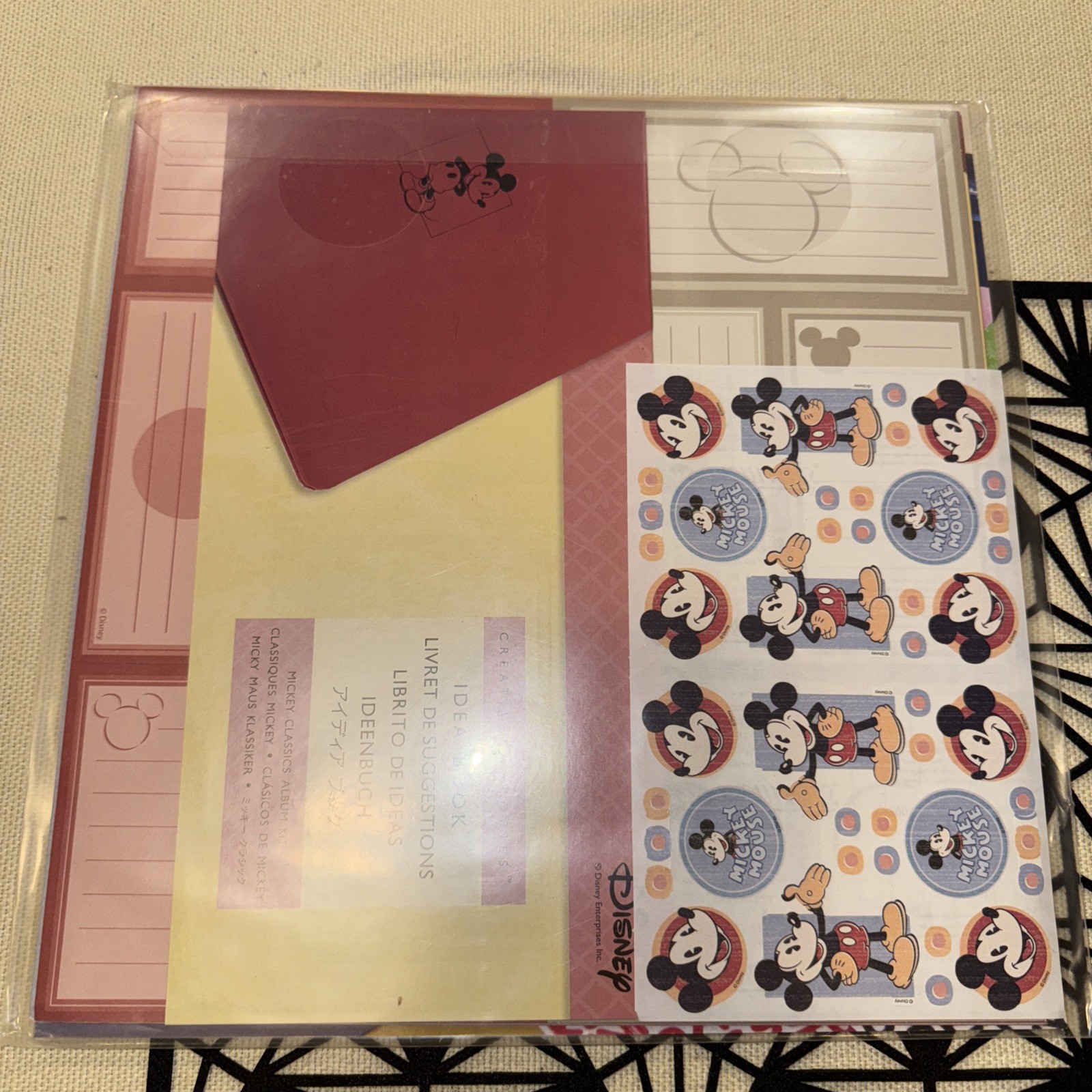 Creative Memories Mickey Classics Scrapbook Album Kit Idea Book New Sealed