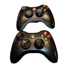 Xbox 360 Wireless Controllers Lot of 2 UNTESTED AS IS