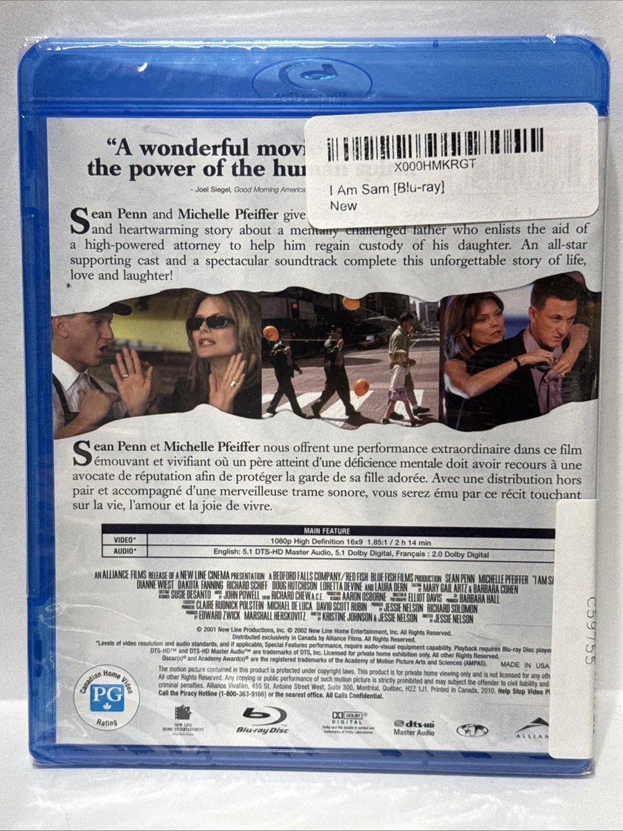 I　am　Sam DVD I AM SAM-DVD-(DRAMA,Sean Penn,Michelle Pfeiffer,Dakota