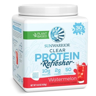Protein Powder Plant-Based Watermelon Flavored 10g Per Serving 420g Tub 30