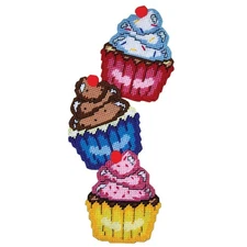 Design Works™ Cupcakes Plastic Canvas Kit