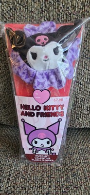 Hello Kitty & Friends Kuromi Valentine s Day Plush Flower w/ Bendable Stem New