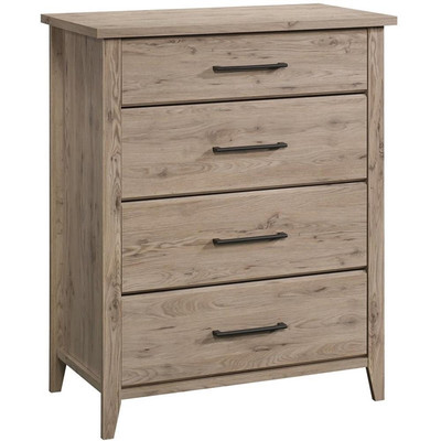 Sauder Summit Station Engineered Wood 4-Drawer Bedroom Chest in Laurel Oak