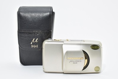 [NEAR MINT] OLYMPUS μ mju ZOOM 105 DELUXE 35mm Point & Shoot Camera From Japan