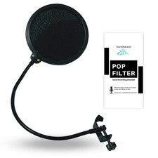 Pop Filter For Studio Microphone, Pop Shield Mic Wind Screen For Better Vocal...