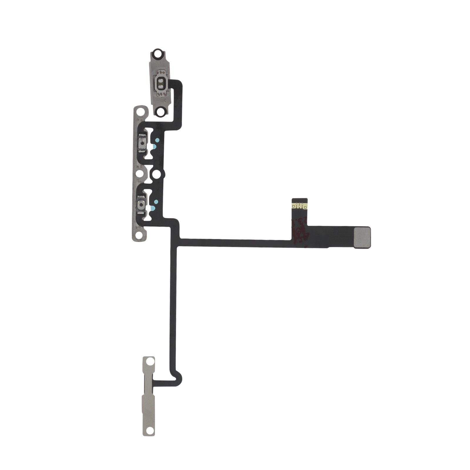 Nappe volume iPhone X avec vibreur Clappio composant de remplacement