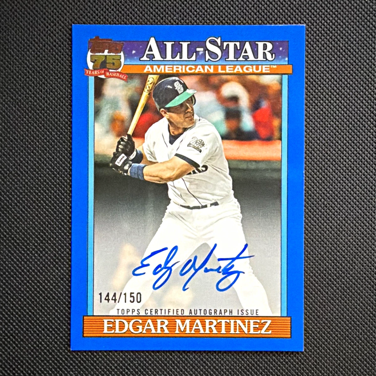 Edgar Martinez Baseball Serial Numbered Sports Trading Cards