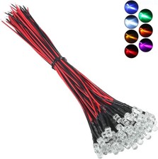 50pcs 5mm White Led Lights 12v Ultra Bright Clear Lens Small Led Lamps Diy 50pcs 5mm White Led Lights 12v Ultra Bright Clear Lens Small Led Lamps Diy