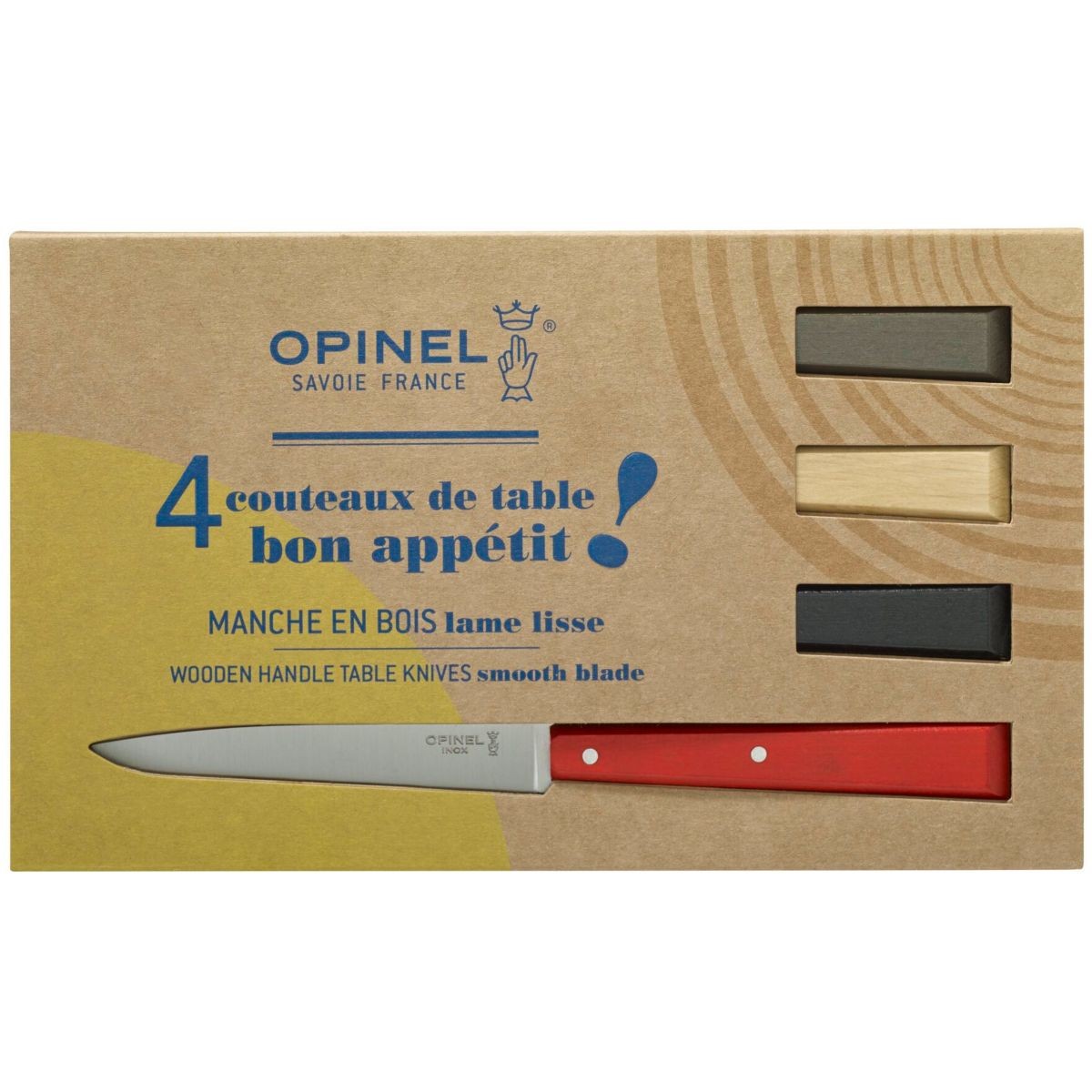 Couteaux Opinel Bon Appétit Loft pour des repas conviviaux en famille