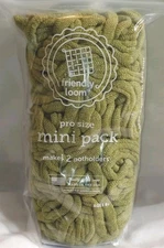 Friendly Loom Pro Size Leaf Green Potholder Loop Refills Makes 2 Potholders