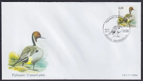 Belgium 2011 Fauna, Birds, Andre Buzin - FDC