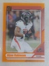 Bijan Robinson 2024 Panini Clearly Donruss Orange #4 /199