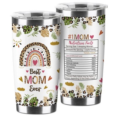 Mom Birthday Gifts from Daughter, Best Mom Ever 20 oz Tumbler, Mothers Day Mo...