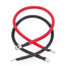 Battery Cables Set with Terminals for Motorcycle, Automotive, Marine-2 ft