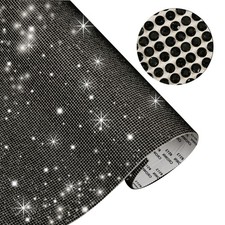 Bling Glass Rhinestone Sticker Sheet Sparkling Decal Self-Adhesive DIY Craft eed