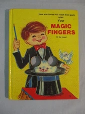 Vtg 1984 Your Magic Fingers Fill in the Holes Puppet Children Book Scheerer