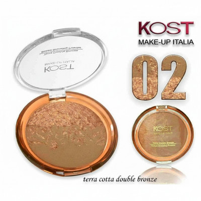 Kost Terra Cotta Double Bronze 02 Terra Gesicht Bräuner Ausschnitt leuchtend
