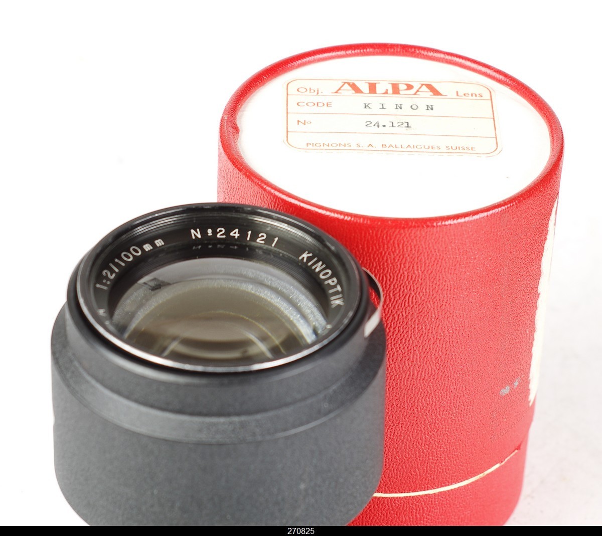 Kinoptik Apo Black Chrom 2 f=100mm for Alpa w/ Orginal Orginal Box