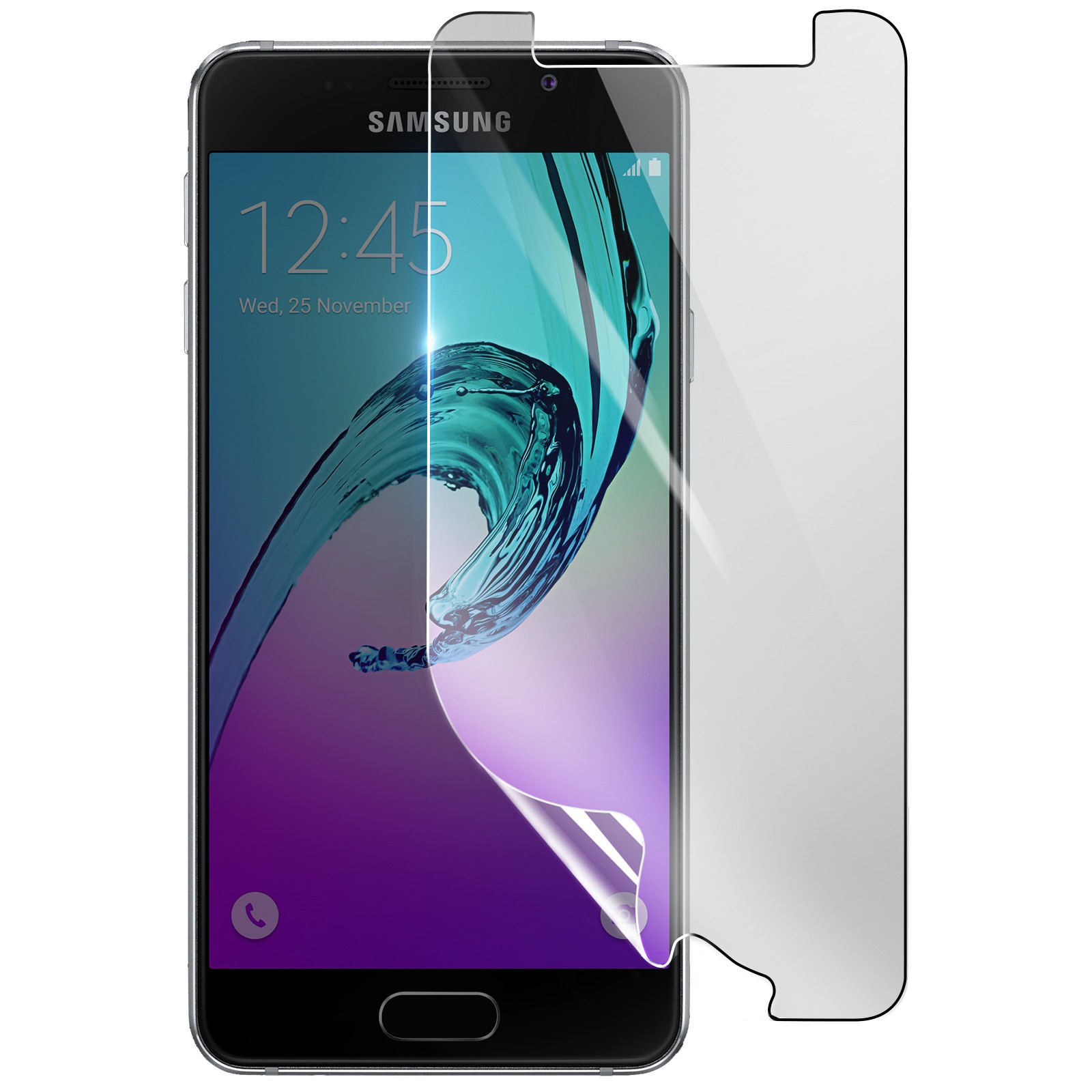 Film Protection Écran Hydrogel pour Galaxy A5 2016 Transparent Anti-Rayures