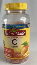 Nature Made Vitamin C Gummies 250mg Per Serving, 200 ct Factory sealed exp 12/27
