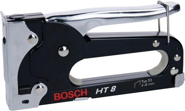 Bosch Handtacker Ht 8 FüR Klammern Typ 53 4–8 Mm Tacker Holz Metall Profi-image