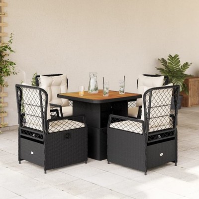 Gartenmöbel Essgruppe Gartengarnitur Sitzgruppe Gartenset Poly Rattan vidaXL