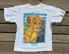 Vintage 90  s The Lion King Simba Graphic T-Shirt Youth M Disney Single Stitch