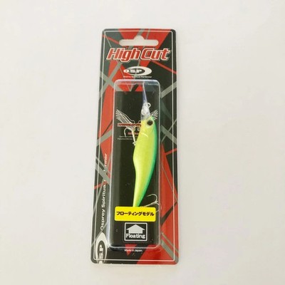 Fishing Lure O.S.P High Cut-F High Cut-F MB-35 Lime chart back 007
