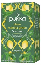 Pukka Clean Matcha Green - 20 Teabags (Pack of 10)