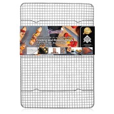 KITCHENATICS Heavy Duty 11.8x16.9 Baking and Roasting Rack Fits Half Sheet Pan